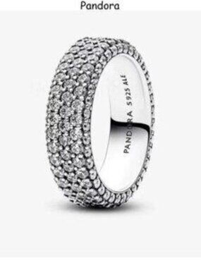 Pandora Timeless Pav?? Triple-row Ring